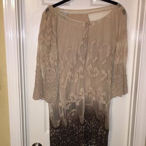 Hilly Mason  size small mesh knit dress